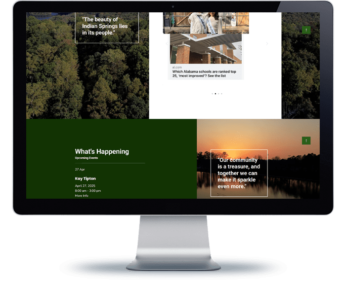 Indian Springs Village Web Design Portfolio