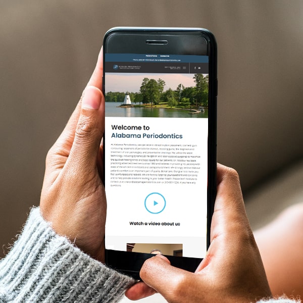 web design project for alabama periodontics