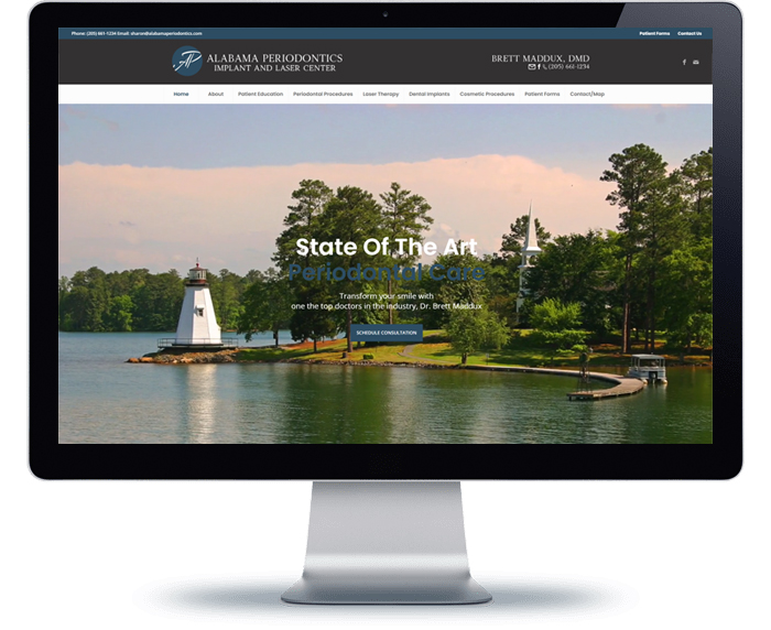 alabama periodontics web design remodel 1