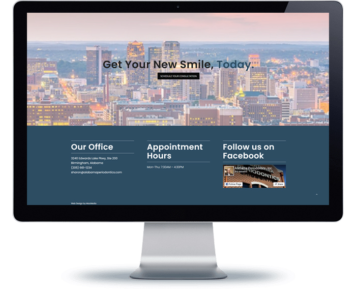 alabama periodontics web design remodel 7