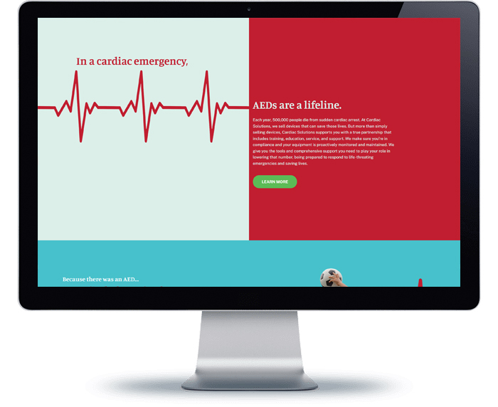 cardiac solutions website design remodel project 2