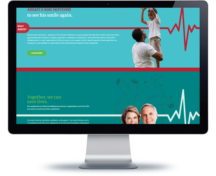 cardiac solutions website design remodel project 3