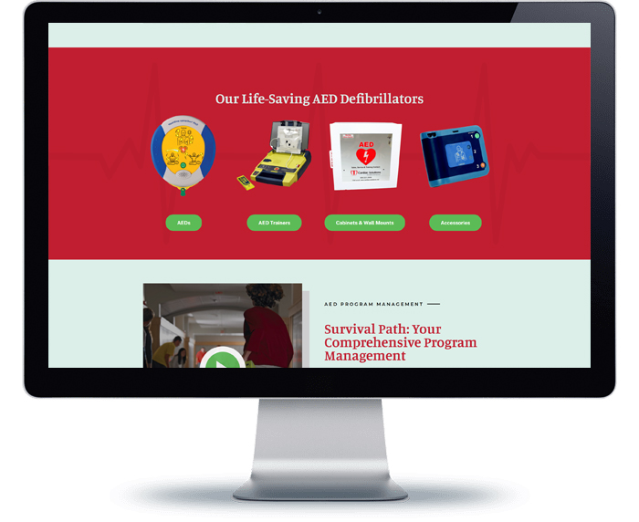 cardiac solutions website design remodel project 5