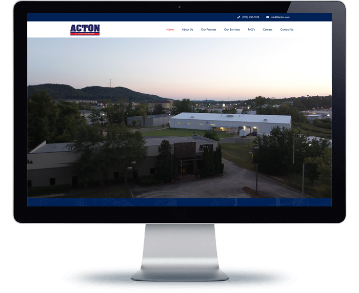 dl acton webpage design render 1