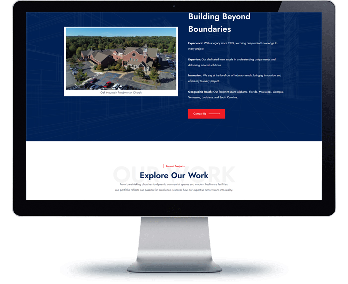 dl acton webpage design render 4