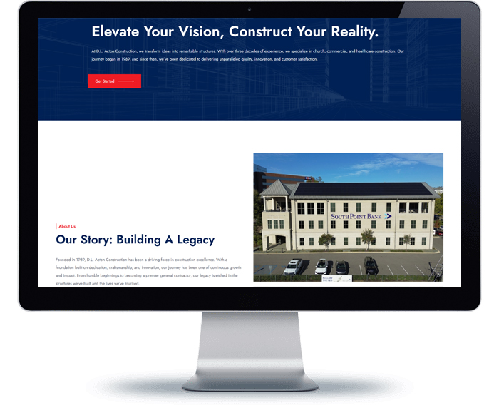 dl acton webpage design render 6