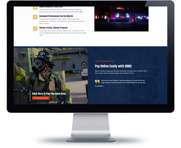 north shelby fire district webpage design 5