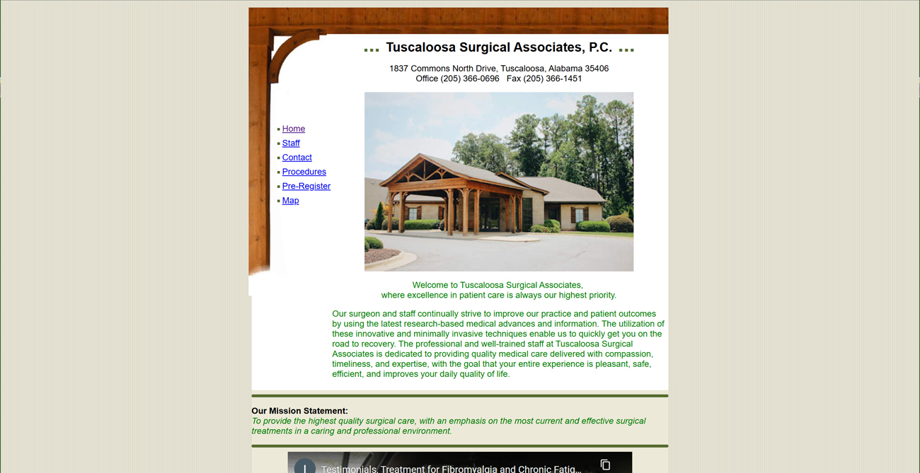 tuscaloosa surgical associates before remodel picture